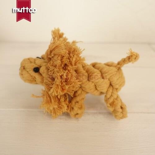 Wholesale high quality lion dog pet toy cotton rope toy dog rope toy DRT-013