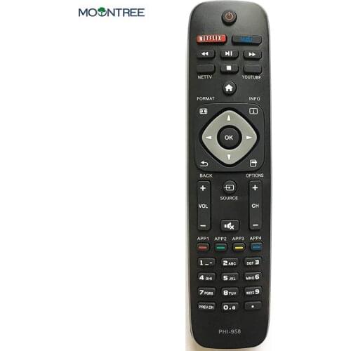 PHI-958 sensibo 433 mhz Replacement ir Remote Control 2 in 1 Remote For Philips TV and Blu-ray DVD Remote Control