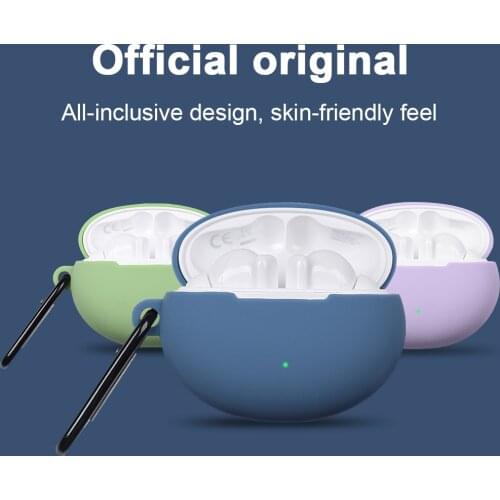 Silicone Headset Cases For Huawei Freebuds 4i Protective Cover 360° All-round Non Slip TPU Headset Cases For Huawei Freebuds 4i