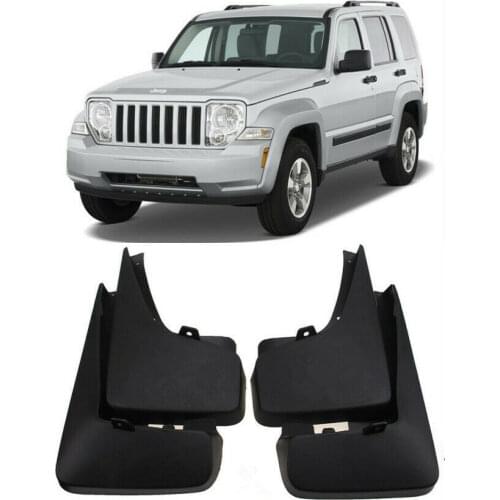 Front Rear mud flaps Splash Guards For Jeep Liberty Mudguards Fender Liberty Mud flap Splash Guard Fenders Flares Accessories