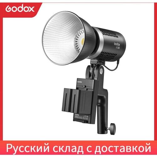 Godox ML60 60W LED Light Silent Mode Portable Brightness Adjustment Support Li-ion with AC Power Supply Outdoor LED Light