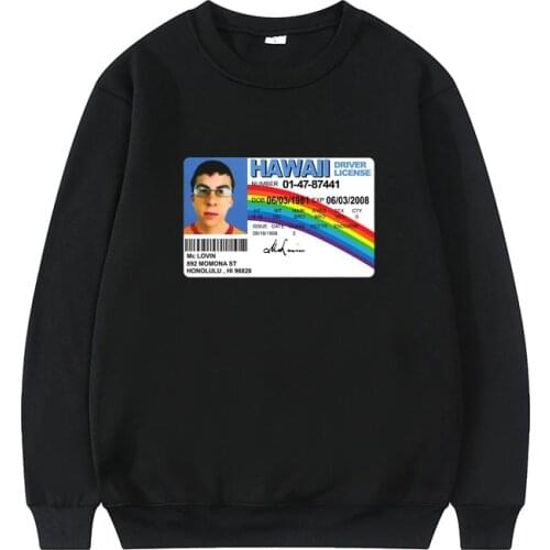 Mclovin Graphic Print Sweatshirt Men Women Casual Streetwear Couples Long Sleeve All-match Sweatshirts Mens Harajuku Pullover