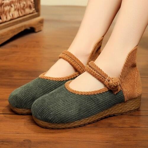 Retro Shallow Mouth Oxford Soft Sole Single Shoe Ancient Style Han Dress Shoes Summer Womans Shoes