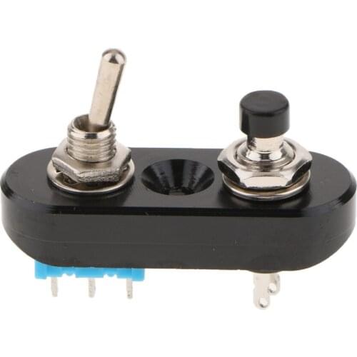 1 Piece Universal Motorcycle Handlebar Switch Motorbike Handlebar Double Control Start Horn Button&Toggle for Honda Black