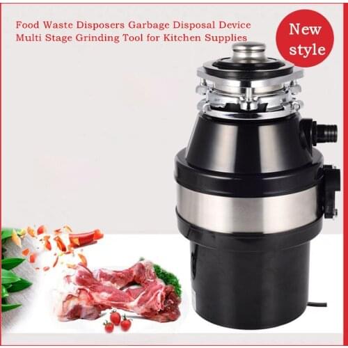 Food Waste Disposers Garbage Disposal Device Multi Stage Grinding Tool for Kitchen Supplies