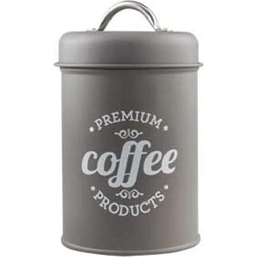 Vintage Wrought Iron Coffee Suger Tea Food Storage Container Sealed Cans Pots Cookie Packaging Case Sealing Jar