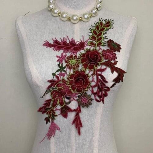 Clothing Subsidy Embroidery Needle Stitching Diy Handmade Banner Stickers Rose Flower Arts Crafts Sewing Fabric Craft Supplies