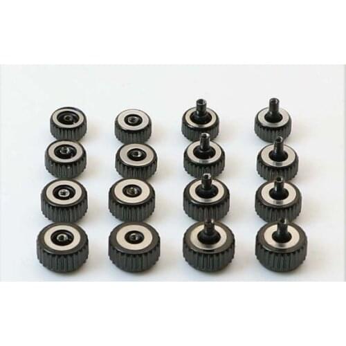 Free Shipping 10pc Black Stainless Steel Waterproof Watch Crown from 4.0mm to 7.0mm Big Hole 2.5mm Diameter Select Size