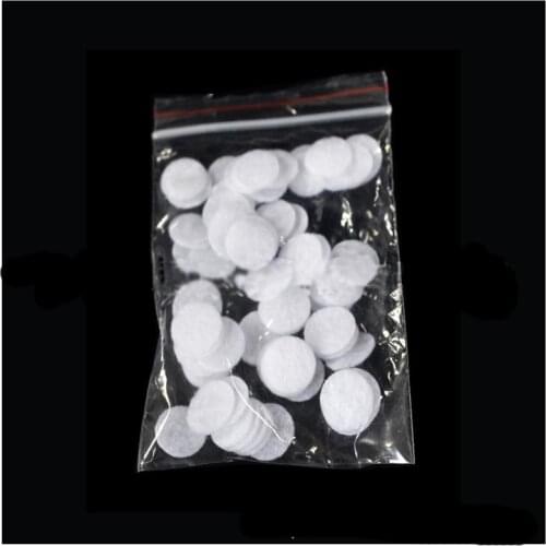 100pcs/pack 16mm Round Cotton Filters for Microdermabrasion Facial Care Tool and Blackhead Removal Device