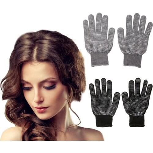 2pcs Heat Resistant Protective Glove Hair Styling For Curling Straight Flat Iron