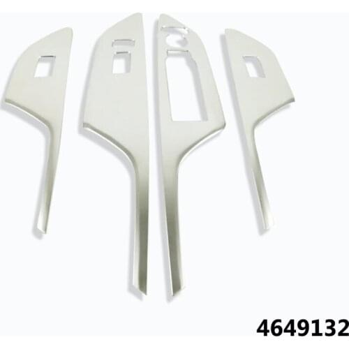 2016 2017 For Honda Civic 10th door Window glass Lift Control Switch Panel Cover trim Stainless steel styling accessories