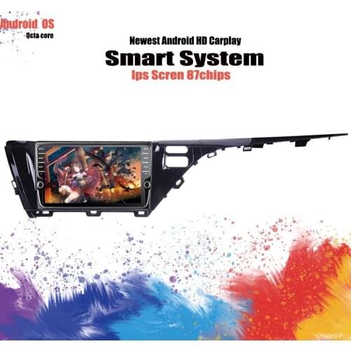 9'' Android 10 4G 64G HU Head Unit Car Radio Multimedia Video Player Navigation stereo GPS For Toyota Camry 8 2017-2020 Carplay