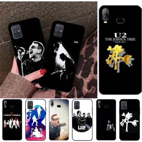 CUTEWANAN bono U2 Band Phone Case Capa For Samsung Galaxy A01 A11 A31 A81 A10 A20 A30 A40 A50 A70 A80 A71 A91 A51