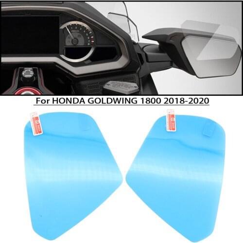 For HONDA GOLDWING 1800 GL1800 GL 1800 2018-2020 Rainproof Film Rearview Mirror Protective Rainproof Anti Fog Waterproof Film