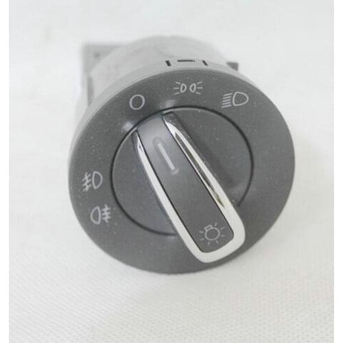Chrome Car Headlight switch Control for 2011-2013 VW POLO 6R new Fabia 6RD 941 531