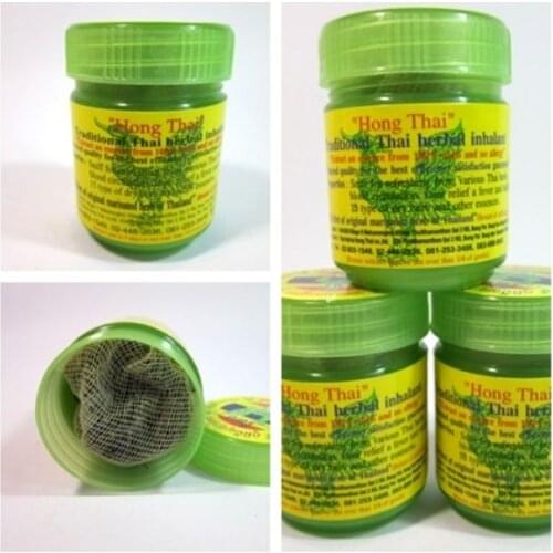 5pcs/4Pcs/1pcs Thai Herbal Inhalant Inhaler Hong Thai Traditional Nose flow carsick refreshing Refreshing Essences