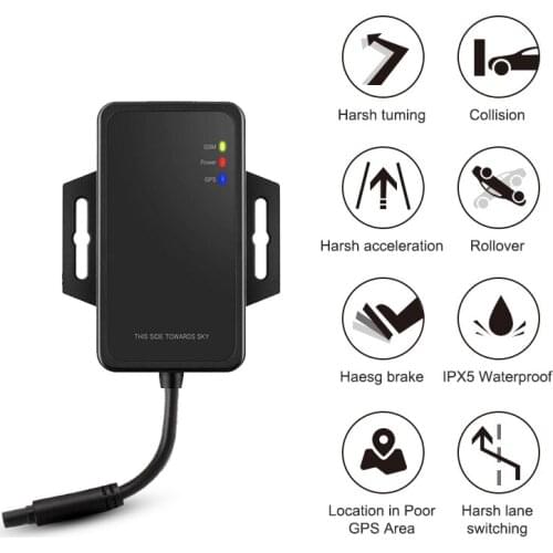 INS-Aided GPS Locator VG01U With Driver Behavior Monitor Constant Location in Poor GPS Area Waterproof Tracker byAPP/PC/SMS