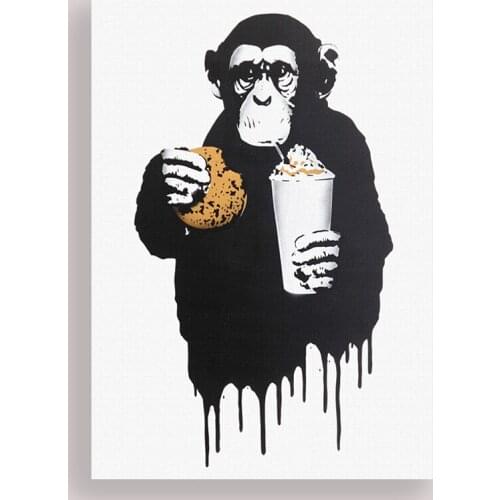 Canvas Nordic Pictures Home Decor Orangutans Hamburg Coke Paintings Wall Art HD Prints Creative Hotel Poster Modular For Bedroom