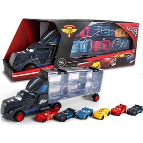 Pixar Cars 3 Black Storm Jackson Diecasts Metal Vehicles Mcqueen Toys With 6Pcs Pixar Cars Toys For Children