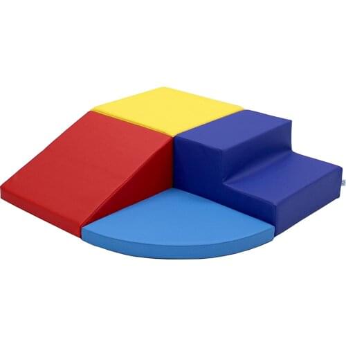 SoftScape Toddler Playtime Corner Climber,Indoor Active Play Structure for Toddlers and Kids,Safe Soft Foam for Crawl and Slide