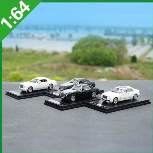 1:64 RR Phantom Ghost Alloy Car Static Metal Model Vehicles Original Box