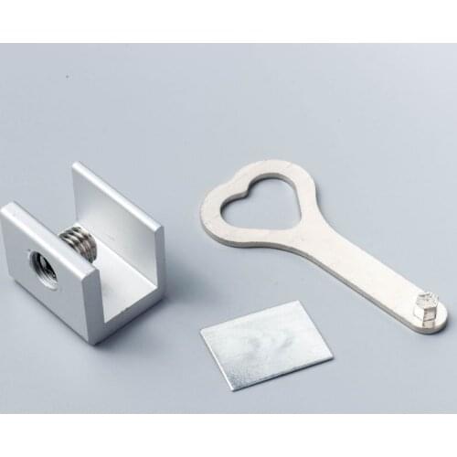 1pc Window Locks Sliding Door Padlock Stop Frame Security Lock with Keys Lock and Key Aluminum Alloy Door Lock Padlock