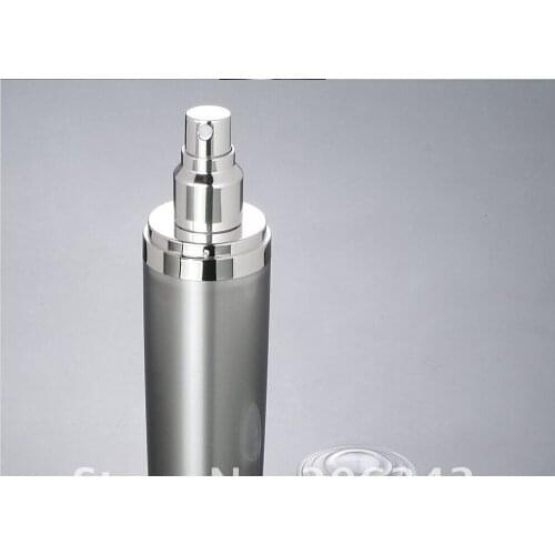 100ml acrylic SILVER press pump lotion bottle or mist spray bottle ,cosmetic container,Cosmetic Packaging