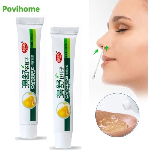 1pcs 20g Rhinitis Sinusitis Cream Nasal Ointment Antibacterial Relieve Itching Sneezing Nasal Congestion Antipruritic Gel