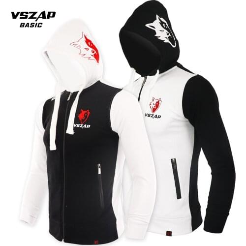 Vszap boxing fighting jacket, sweater, mens fighting sport, fitness shirt, autumn and winter MMA training Thai Boxing
