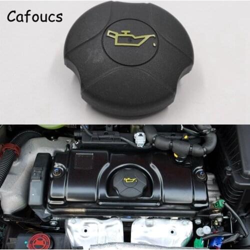 Cafoucs Car Engine Oil Filler Cap For Peugeot 106 205 206 207 306 307 405 1007 Partner For Citroen C2 C3 AX BX ZX SAXO XSARA