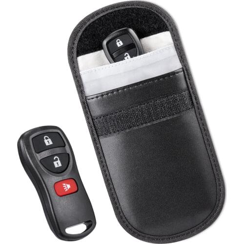 Phone Car Key Keyless Storage Bags Entry Fob Signal Guard Blocker Black Faraday Bag