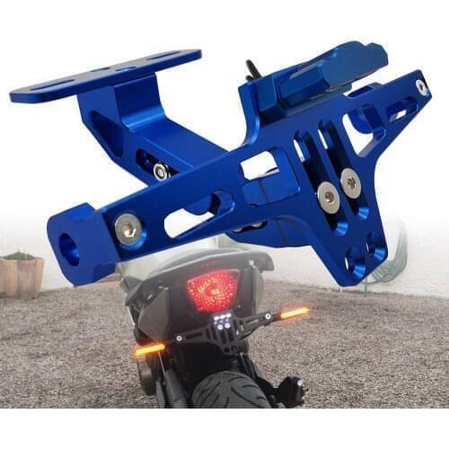 Motorcycle Rear License Plate Mount Holder and Signal Lamp For Moto Guzzi STELVIO V7/V9 Classic Racer Stone Special Accessories