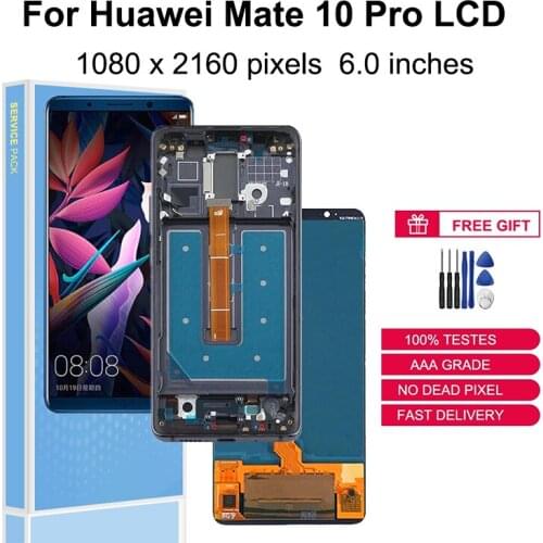 For Huawei Mate 10 Mate10 Pro LCD Display Touch Screen Digitizer Replacement Parts BLA-L09 BLA-L29 BLA-AL00 BLA-A09 With Frame