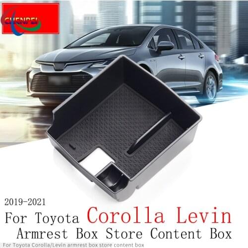 For Toyota Corolla Levin 2019-2021 Car Armrest Box Plus Storage Box Modified Storage Box Car Interior Accessories