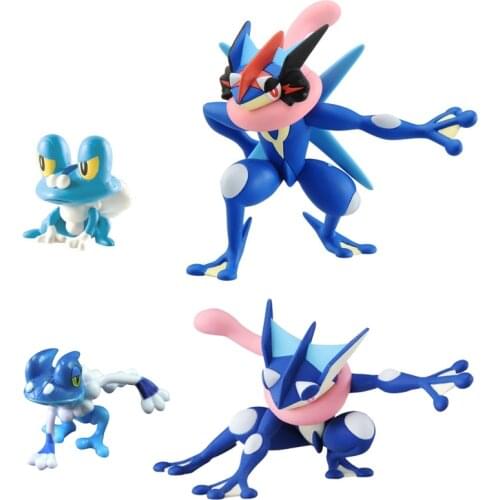 Pokemon Greninja and Mega Charizar X and Delphox Action Figure Ornament Model Toys