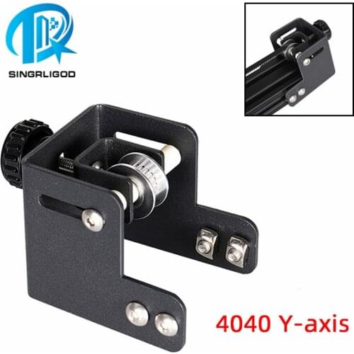 Black 4040 Profile Y-axis Synchronous Belt Stretch Ender 3 Pro Straighten Tensioner For Creality Ender 3 PRO 3D Printer Parts 4