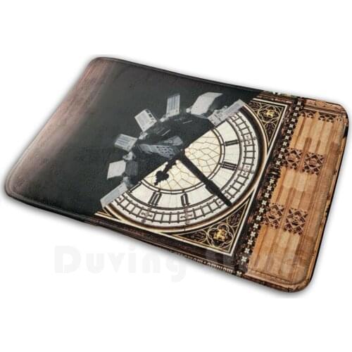 This Is No Time For Caution Carpet Mat Rug Cushion Soft Non - Slip Time Big Ben Bigben London Space Spacex Interstellar
