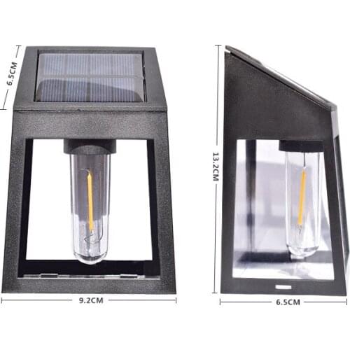 Solar wall lamp outdoor decoration garden courtyard household waterproof tungsten wall lamp outdoor decoration wall lamp