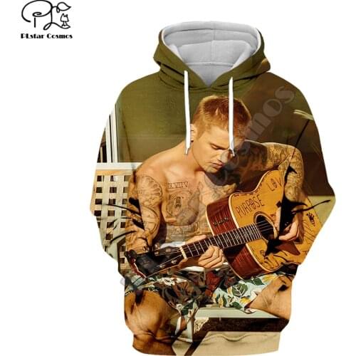 PLstar Cosmos 3DPrint 2021NewFashion Star Justin Bieber Popular Harajuku Streetwear Unisex Funny Casual Hoodie/Sweatshirt/Zip 10
