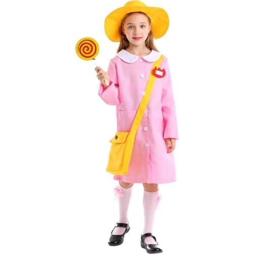 2021 New Halloween party baby care parent child kindergarten yellow hat yellow schoolbag preschool clothes