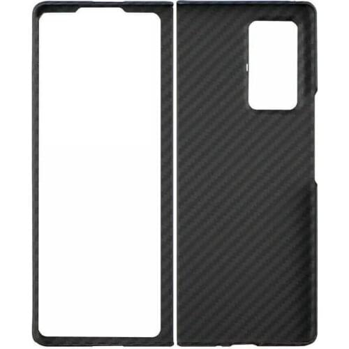 Real Carbon Fiber Cases For Samsung Galaxy Z Fold 2 5G Case Front Cover And Back Cover No Adhesive Needed Fold Shell