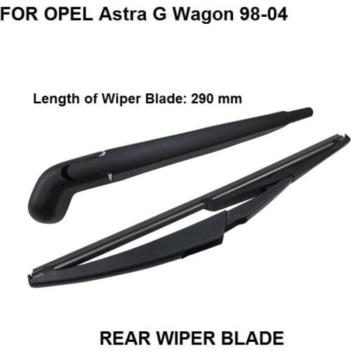 For Vauxhall Opel Astra G Estate Wagon 1998-2004 Rear Window Wiper Arm + Blade Set New 290mm