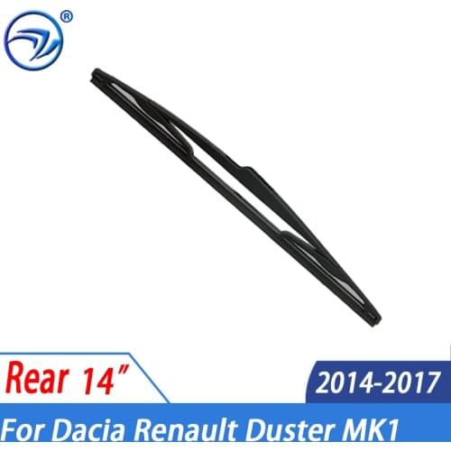 Wiper 14" Rear Wiper Blade For Dacia Renault Duster MK1 2014 2015 2016 2017 Windshield Windscreen Rear Window