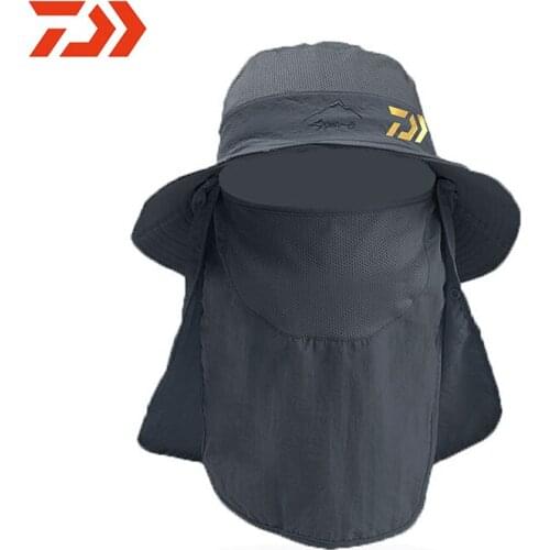 Daiwa Fishing Sun Hat 2020 Men and Women Summer Outdoor Mountaineering Quick-drying Fisherman Hat Fishing Breathable Cover Hat