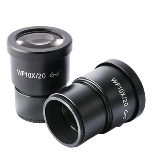 Agnicy Stereo Microscope Wide-angle Eyepiece Large Field of View High Eye Point 10 Times WF10X/20 Interface 30mm