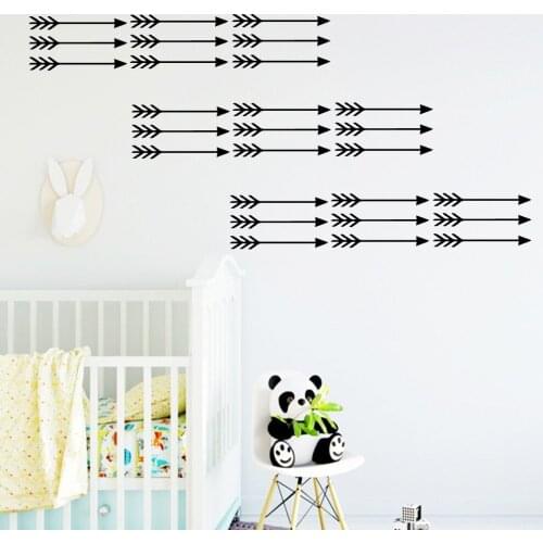 Bow Arrow Vinyl Wall Stickers Modern Wall Stickers Wall Decor for kids babys rooms decoration Wall Decals Wallpaper