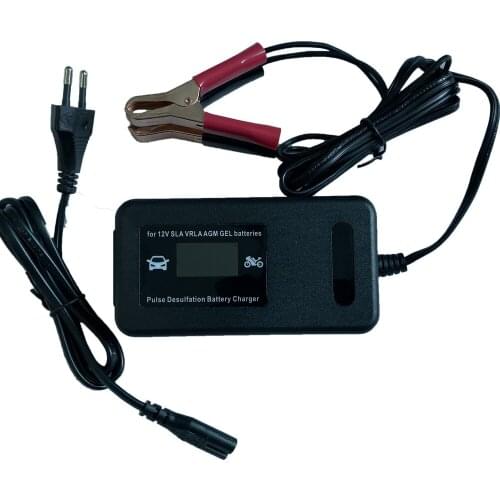 12V 4A Battery Charger fully automatic portable Battery Maintainer Trickle Charger for Car Motorcycle Lawn mower SUV ATV