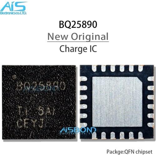 2pcs/lot 100% NEW Original BQ25890 Charger IC 25890 BQ25890RGER QFN-24 USB Charging Chip