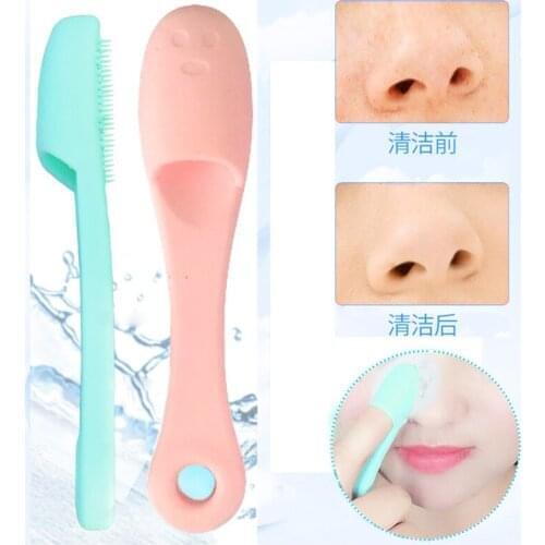 2pcs/lot Nasal Brush Massage Nose Brush Facial Blackhead Wash Removel Pores Deep Cleaning For Women Home Makeup room Tools