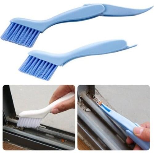 2-in-1 Multipurpose Window Groove Cleaning Brush Keyboard Nook and Cranny Dust Small Shovel / Window Track Cleaning Brushes